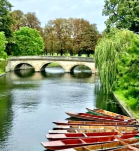 Cambridge - View Over River Cam by Josh Kamdar