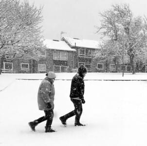 Couple finding it heavy going outside my home by Doreen Shepherd