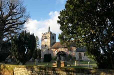 Pirbright Church by Peter Loveland